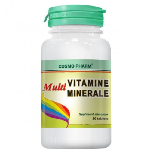 Multivitamine si Minerale, 30tab, Cosmopharm vitamix.ro Multivitamine