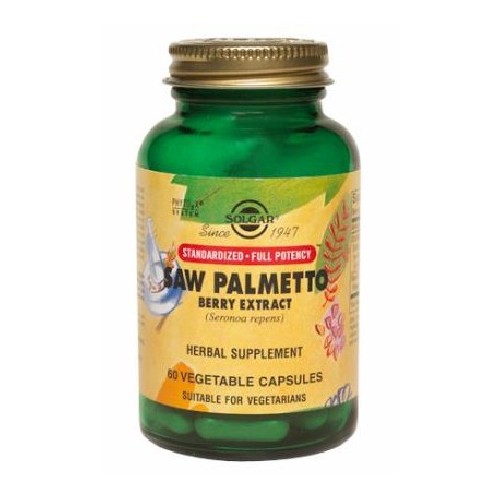 saw palmetto berry extract 60cps solgar