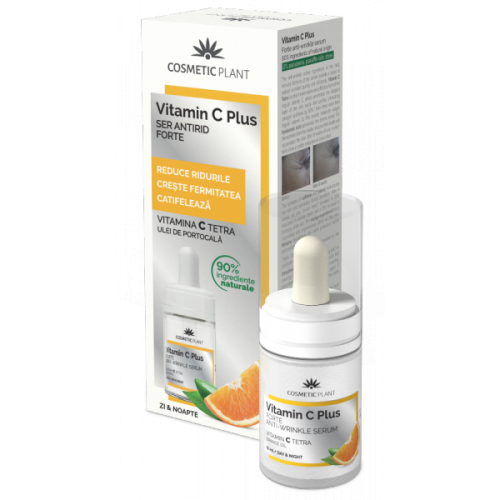 Ser Antirid Forte Vitamina C Plus, 15ml Cosmetic Plant vitamix.ro Creme cosmetice