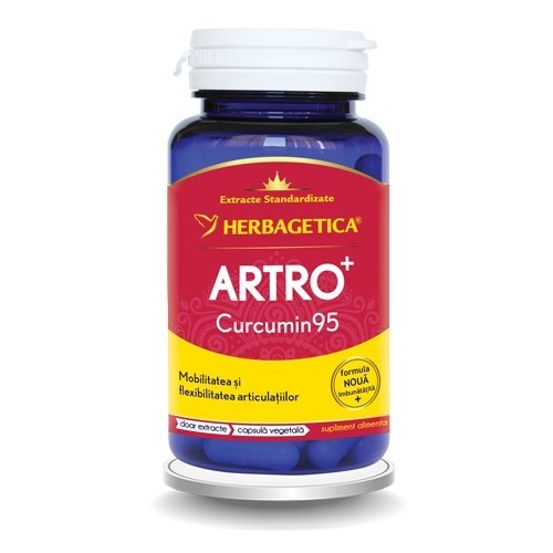 Artro Curcumin95 60cps Herbagetica vitamix.ro Articulatii sanatoase