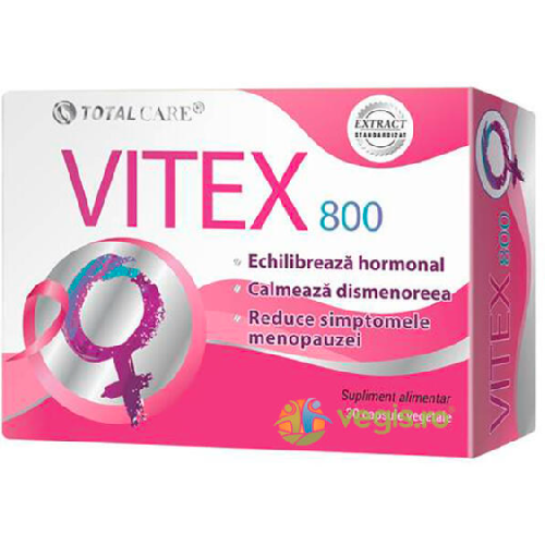 Vitex 800mg, 30cps Vegetale, Cosmo Pharm vitamix.ro Produse pentru Ea
