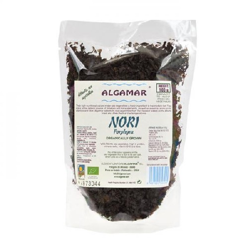 To take care Impressive remember Alge Marine Nori Flakes Bio 100gr Algamar | Vitamix.ro