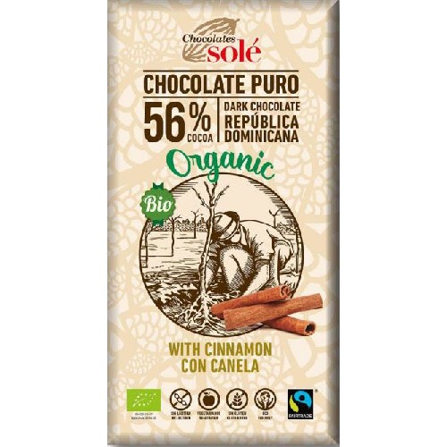Ciocolata Neagra 56% Cacao cu Scortisoara, 100gr, Pronat