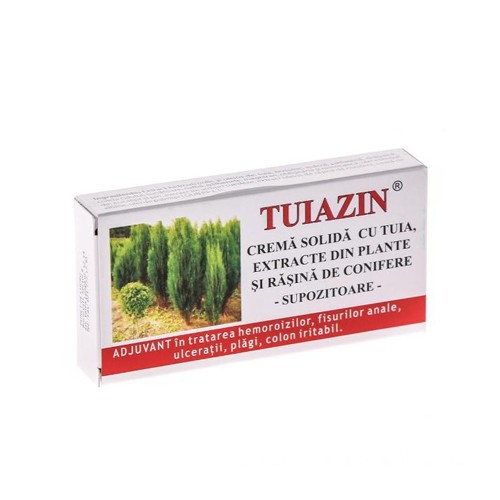 Supozitoare Tuiazin 10*1.5g Elzin Plant vitamix.ro Antiinflamator
