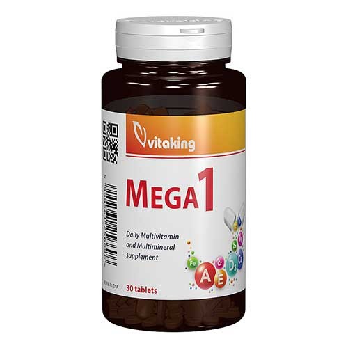 Multivitamine cu Minerale si Folat Mega1 30tb, Vitaking vitamix.ro Multivitamine