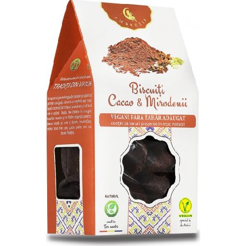 Biscuiti Vegani cu Mirodenii si Cacao 150gr Hiper Ambrozia vitamix.ro Snacksuri