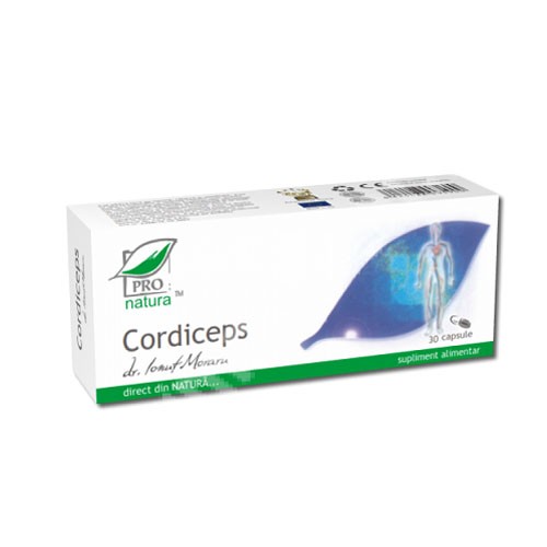 Cordiceps 30cps Pro Natura vitamix.ro Antioxidanti