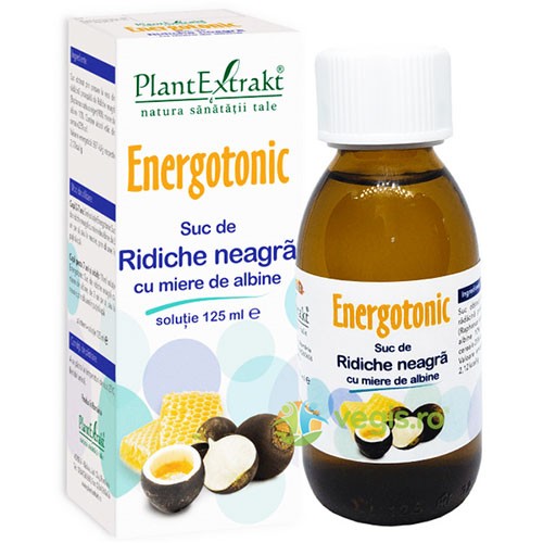 Energotonic Suc de Ridiche Neagra 125ml, Plantmed vitamix.ro Protectie antivirala