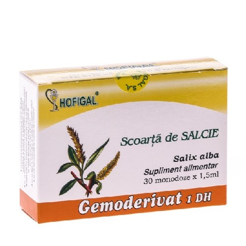 Gemoderivat Scoarta de Salcie 30monodoze Hofigal vitamix.ro Articulatii sanatoase
