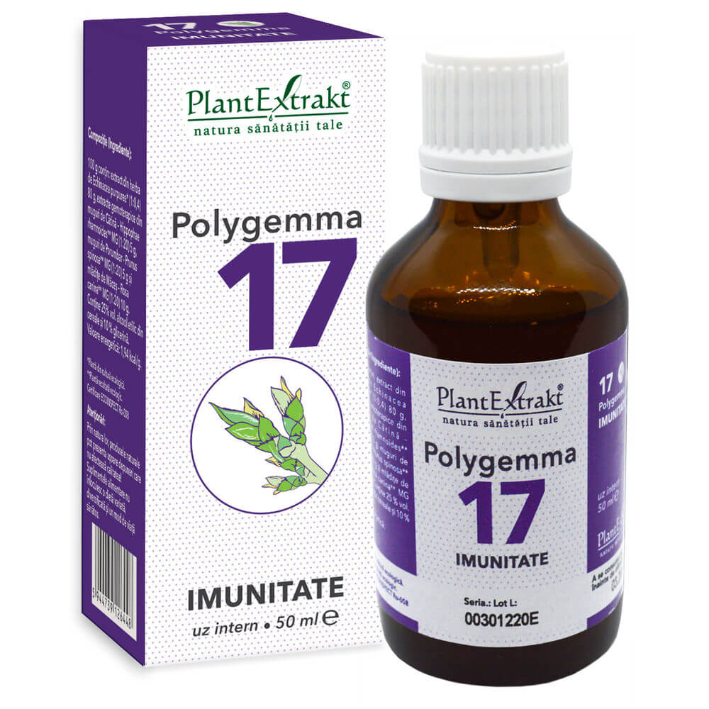 Polygemma 17 Imunitate, 50 ml, PlantExtract