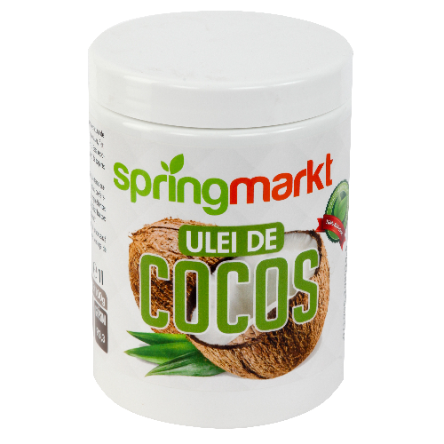 Ulei de Cocos 1l Springmarkt vitamix.ro Ulei de cocos de uz alimentar