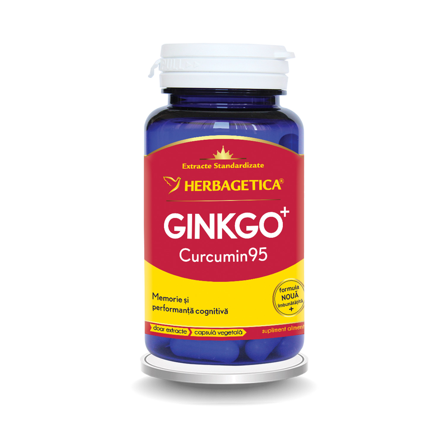 Ginkgo Curcumin 95 60cps Herbagetica