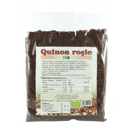 Quinoa Rosie Eco 500gr, Deco Italia vitamix.ro Seminte, nuci