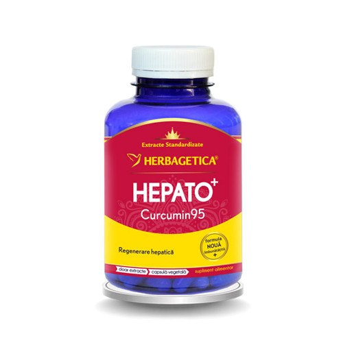 Hepato Curcumin95 120cps Herbagetica vitamix.ro Hepato-biliare