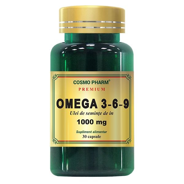 Omega 3-6-9 Ulei de Seminte de In 30cps Cosmo Pharm