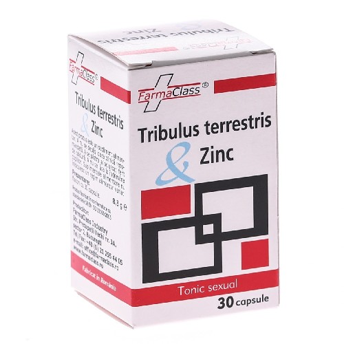 Tribulus Terrestris & Zinc 30cps Farma Class vitamix.ro Potenta barbati