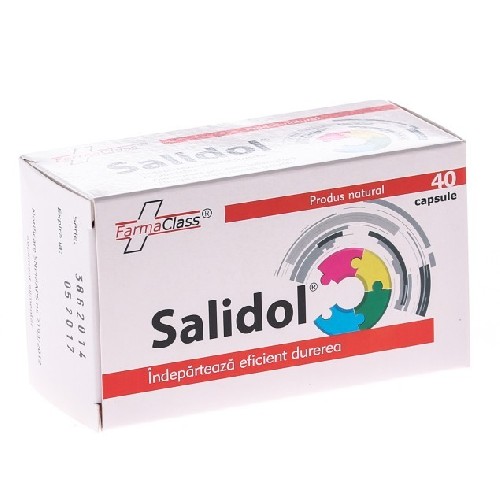 Salidol 40cps (Aspirina Naturala) Farma Class vitamix.ro Antiinflamator