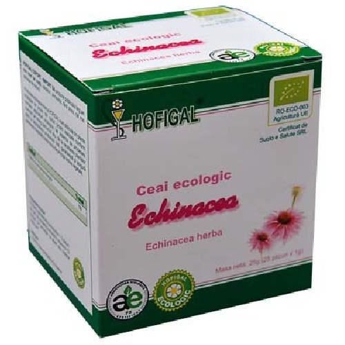 Ceai Echinacea Eco 25dz 1gr Hofigal
