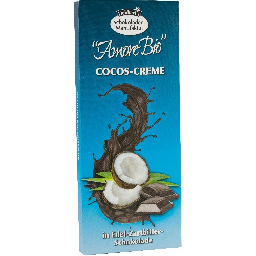 Ciocolata Amaruie Fina cu Crema de Cocos Eco, 100gr, Pronat vitamix.ro Ciocolata
