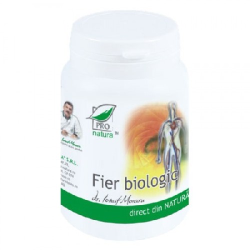 Fier Biologic 60cps Pro Natura vitamix.ro Multivitamine