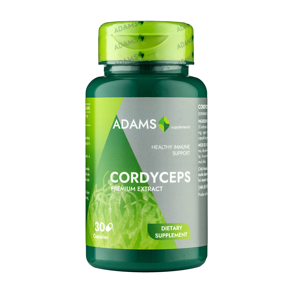 Cordyceps Forte, 30 capsule, Herbagetica : Farmacia Tei online