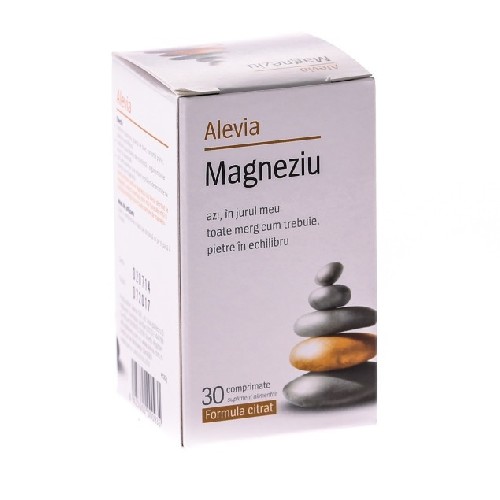 Magneziu 30cpr Formula Citrat Alevia vitamix.ro Sistem nervos