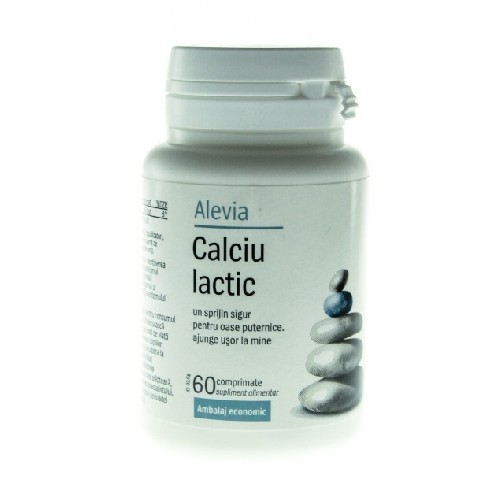 Calciu Lactic 60cpr Alevia vitamix.ro Articulatii sanatoase