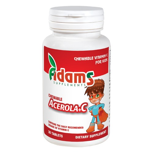 Acerola+C 30 tablete Adams Supplements vitamix.ro Vitamina C