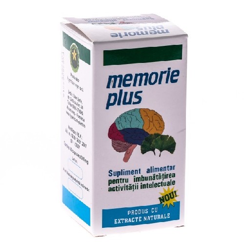 Memorie Plus 300mg 60cps Hypericum vitamix.ro Memorie