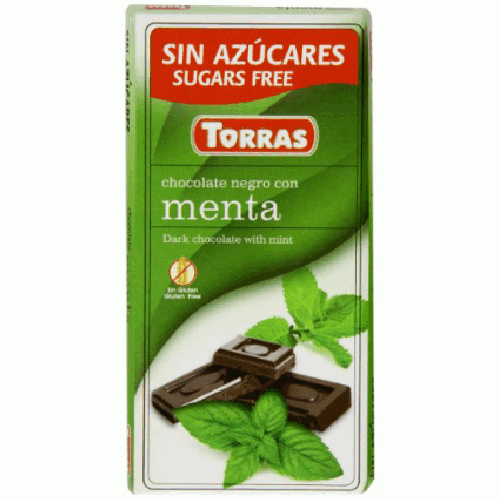 Ciocolata Neagra Menta 75gr Torras vitamix.ro Dulciuri, patiserii fara gluten