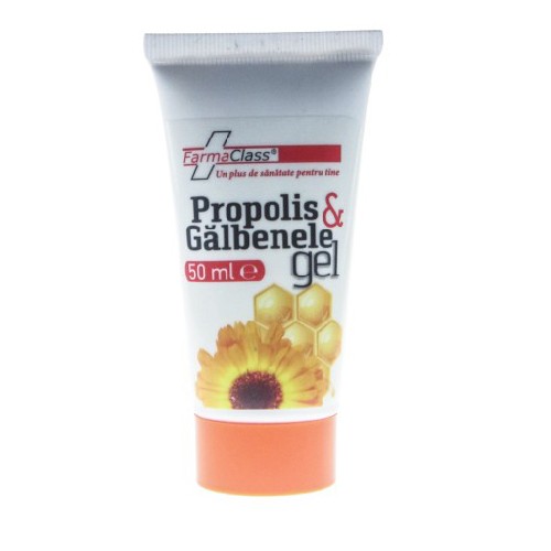 Gel Propolis & Galbenele 50ml Farma Class vitamix.ro Geluri de dus naturale