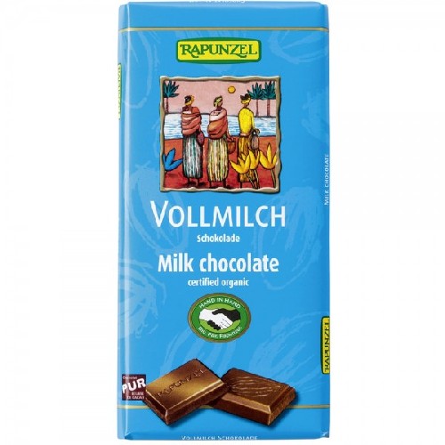 Ciocolata Din Lapte Integral Eco 100gr Rapunzel vitamix.ro Ciocolata
