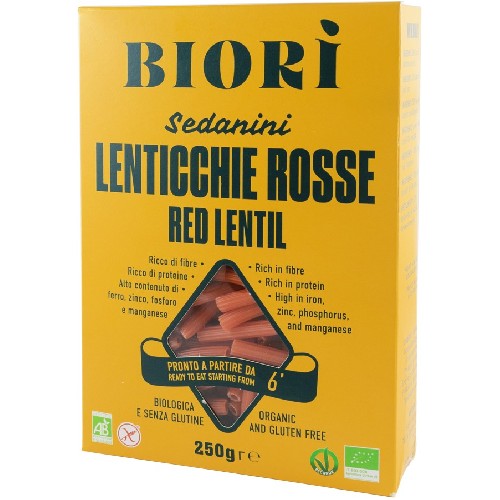 Sedanini Linte Rosie Fara Gluten Eco, 250g, Pronat vitamix.ro Leguminoase