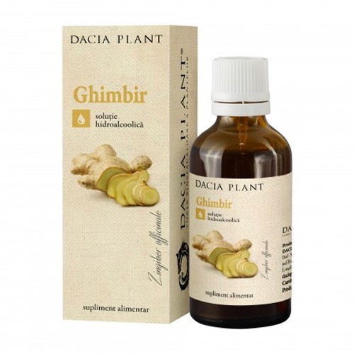 Tinctura Ghimbir 50ml Dacia Plant vitamix.ro Digestie