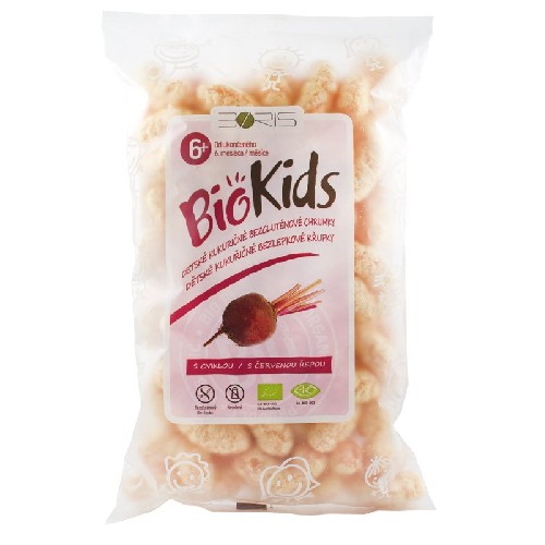 Pufuleti Bio cu sfecla rosie, 55 g, BioKids