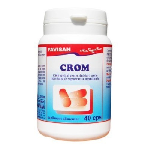 Crom Forte, 30 tablete (Inhibarea poftei de mancare) - bijuterieonline.ro
