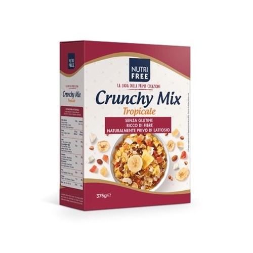Crunchy Mix Tropicale fara Gluten, 375g, NutriFree vitamix.ro Cereale si leguminoase fara gluten