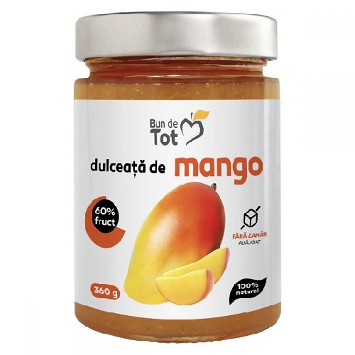 Dulceata de Mango, 360g, Dacia Plant vitamix.ro Dulciuri, patiserii fara gluten