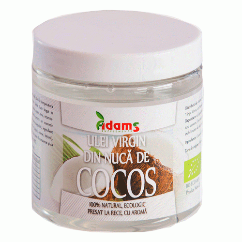 Ulei de Cocos Virgin, presat la rece 250ml vitamix.ro Ulei de cocos de uz cosmetic