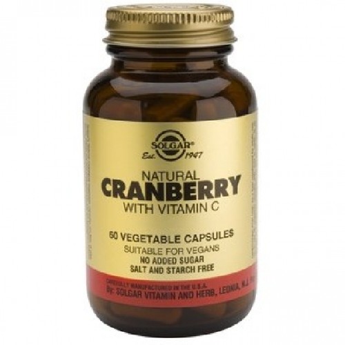 cranberry cu vitamina c 60cps solgar