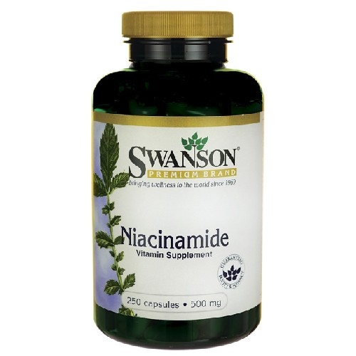 niacinamida (vitamina b3) 500mg 250cps swanson