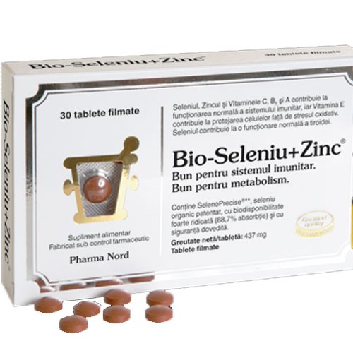 Bio-Seleniu +Zinc 60cpr Pharma Nord vitamix.ro Multivitamine