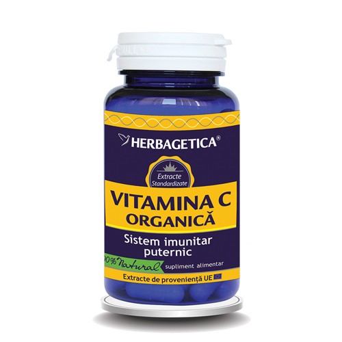 Vitamina C Organica 30cps Herbagetica vitamix.ro Vitamina C