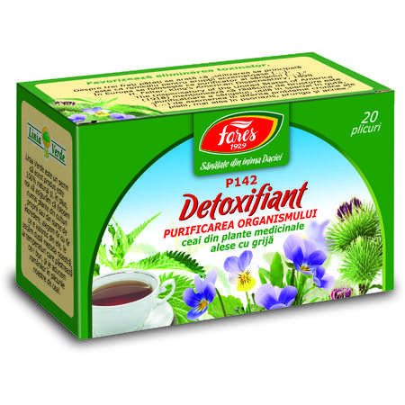 Ceai Detoxifiant, Purificarea Organismului, 20 dz, Fares