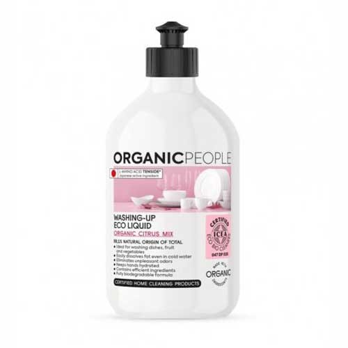 Detergent ecologic pentru vase cu Portocala 500ml Organic People vitamix.ro Detergenti BIO