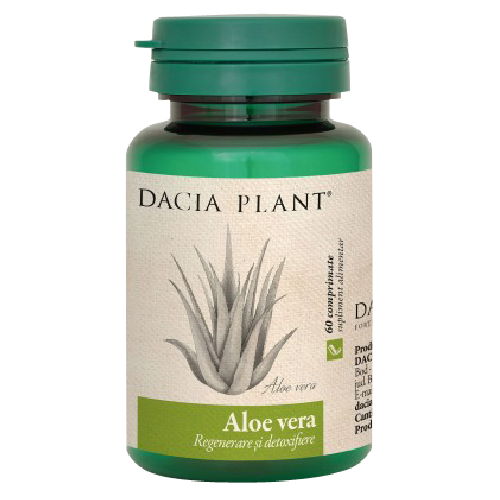 Aloe Vera 60cpr Dacia Plant vitamix.ro Antiinflamator