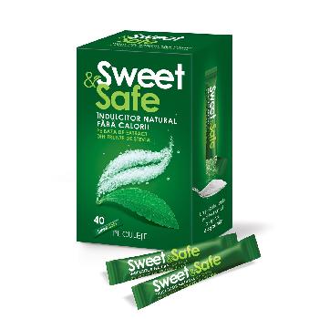 Sweet & Safe (Stevia Indulcitor), 40plicuri, Sly Diet 