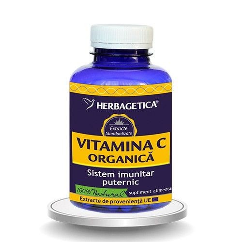 Vitamina C Organica 120 cps Herbagetica vitamix.ro Vitamina C