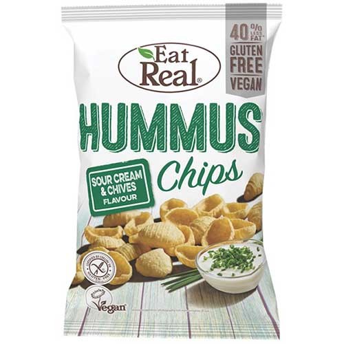 Chips Naut cu smantana si verdeata, 45gr, Real Eat, fara gluten vitamix.ro Snacksuri