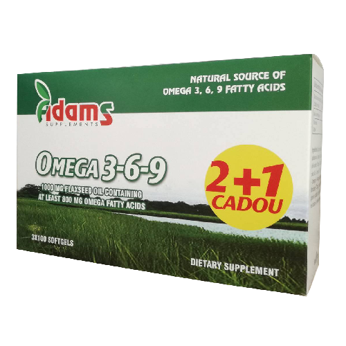 Pachet Omega 3-6-9 100cps 2+1 GRATIS vitamix.ro Memorie
